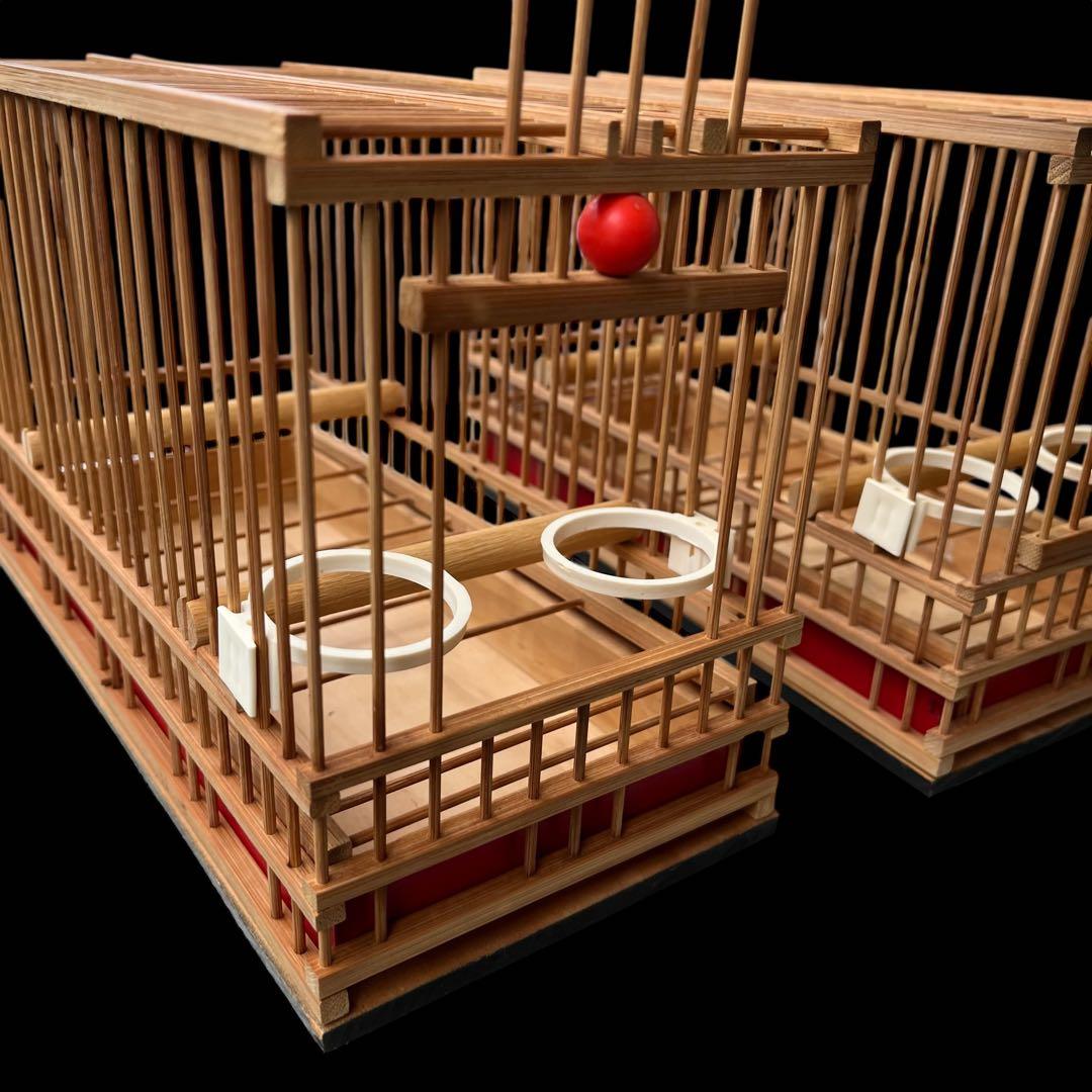 メジロ籠2個寝せ籠1個セット