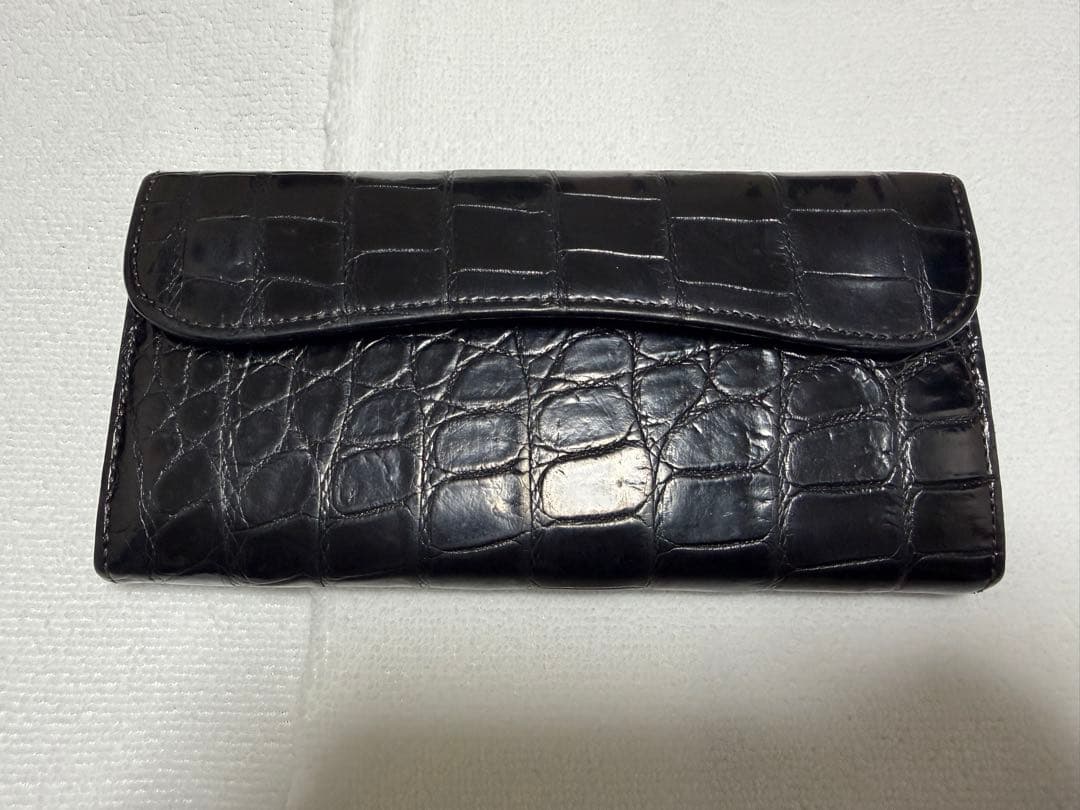 価格交渉可 ワイルドスワンズ　ウェーブ　クロコ　黒