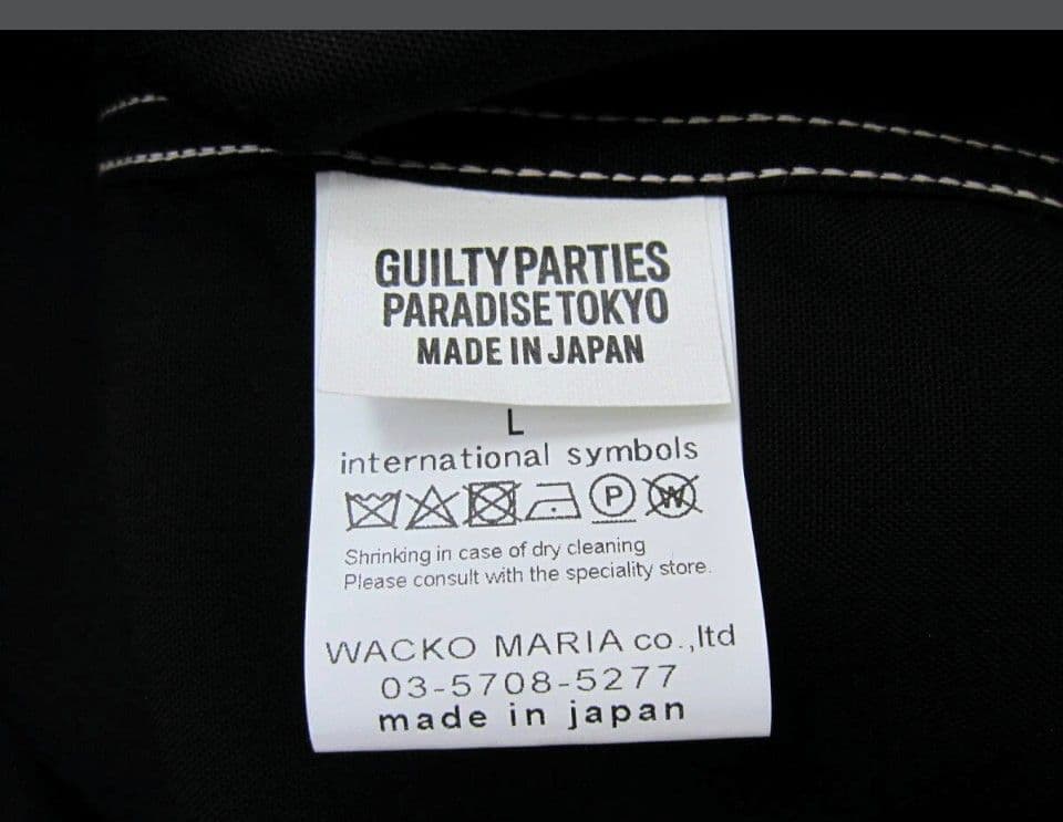 DON　WACKO MARIA ワコマリア 長袖シャツ