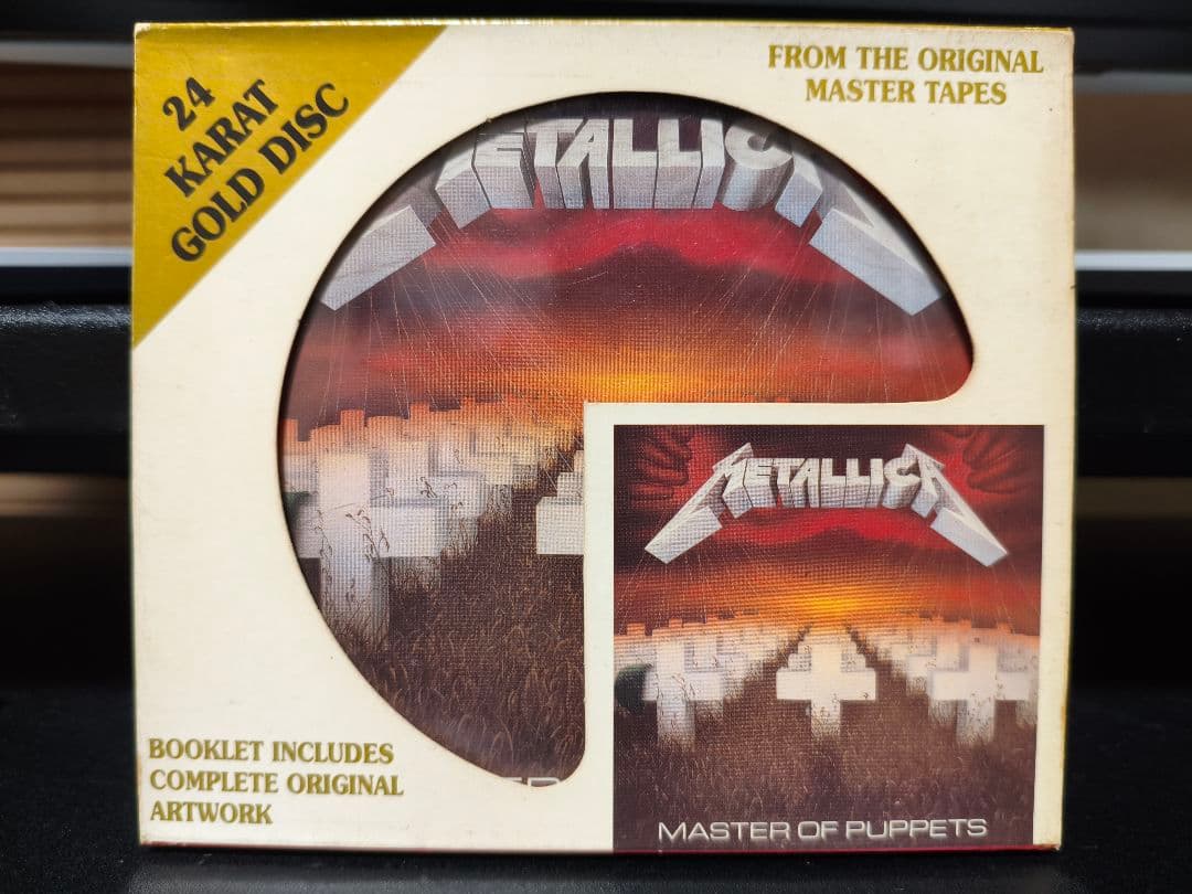 洋楽 24K GOLD CD LLICA MASTER OF PUPPETS