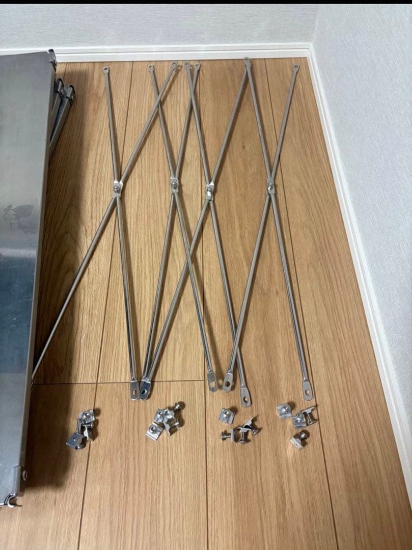 【内容変更可能】　無印良品　ステンレスユニットシェルフ　セット　帆立　棚