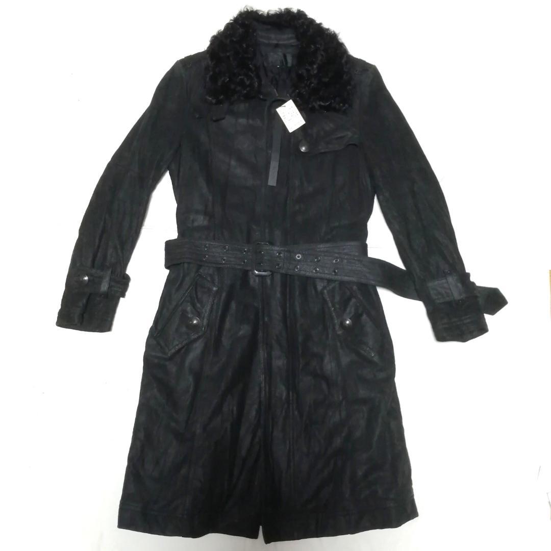 schorl 牛革本革　トレンチコート？？