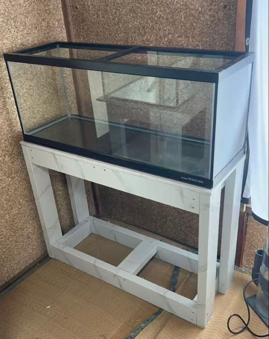 引き取り限定⇒KOTOBUKI WIDE900 ガラス水槽 と台のセット