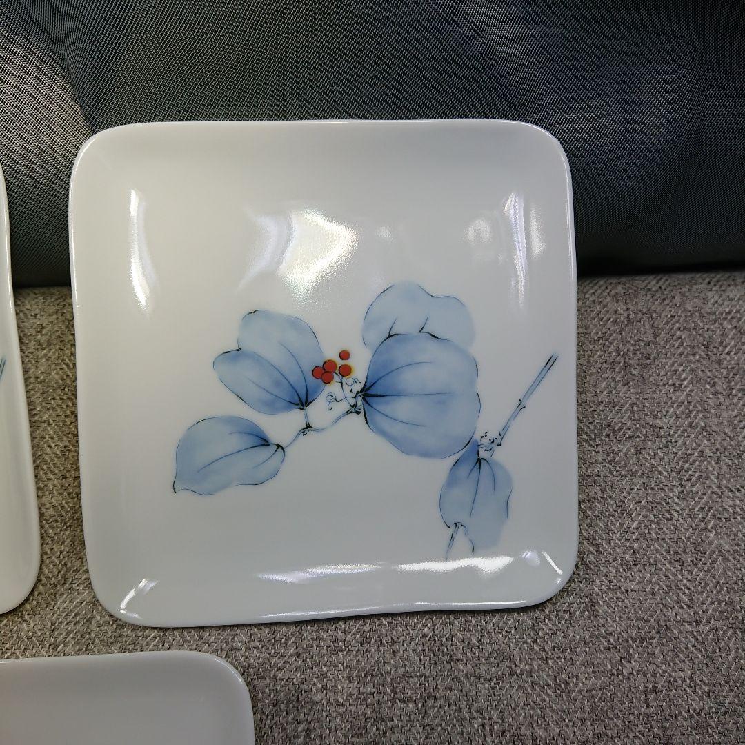 香蘭社　山帰来　皿　セット　角皿　銘々皿　長皿　箸置き　取り皿　焼き物