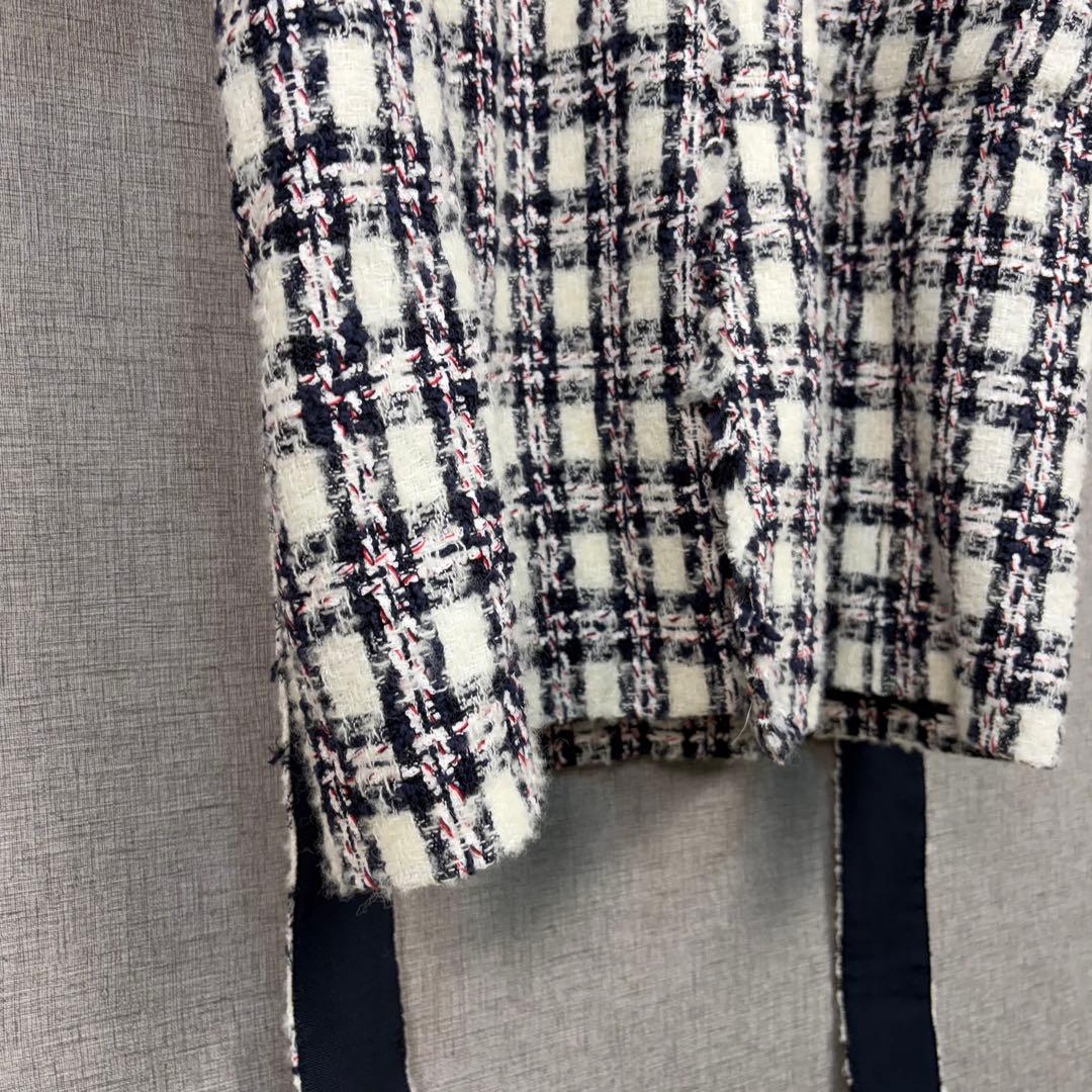 美品　ANAYI アナイ　ツイード　ベルト付き　コート　新タグ