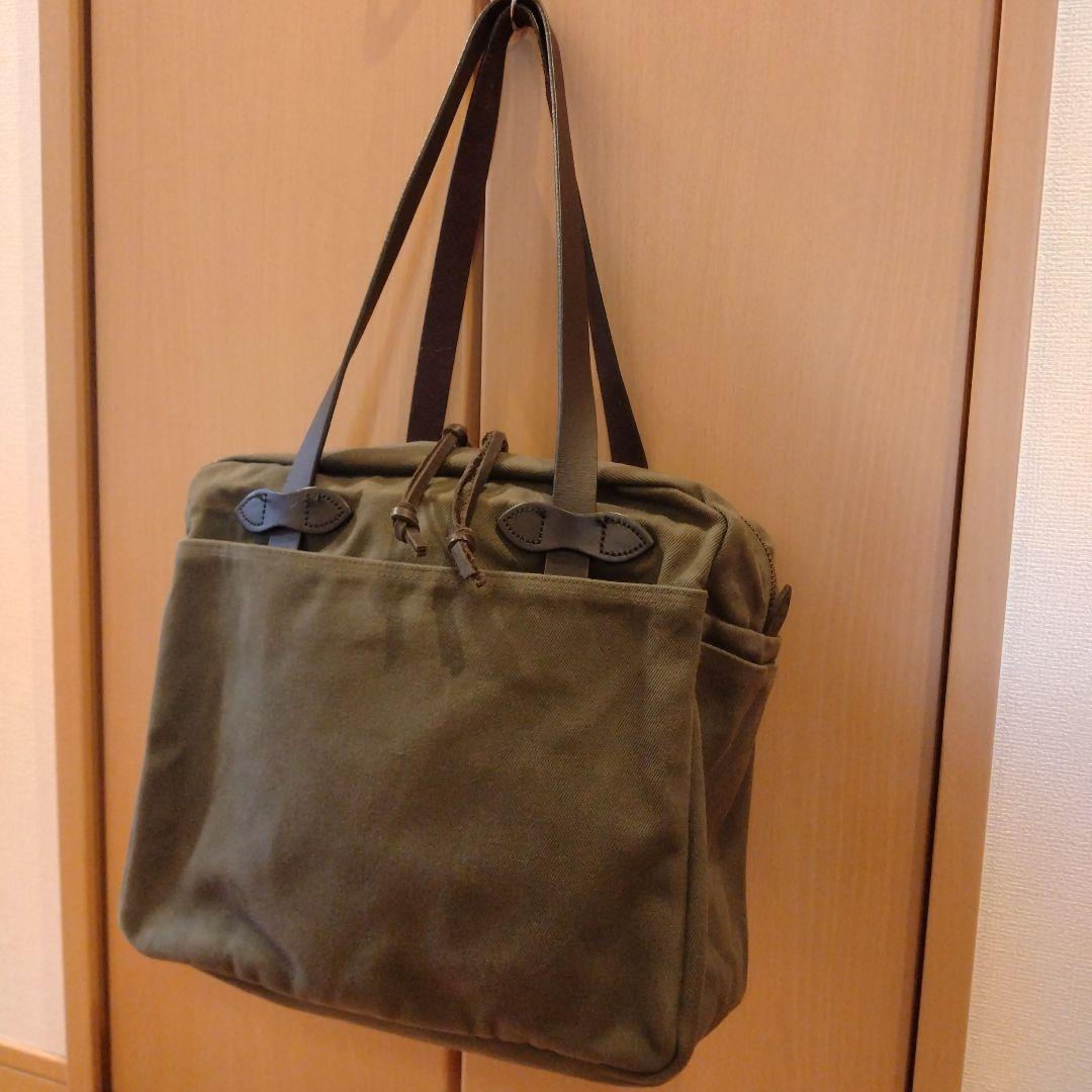 FILSON ジッパー付き トートバッグ