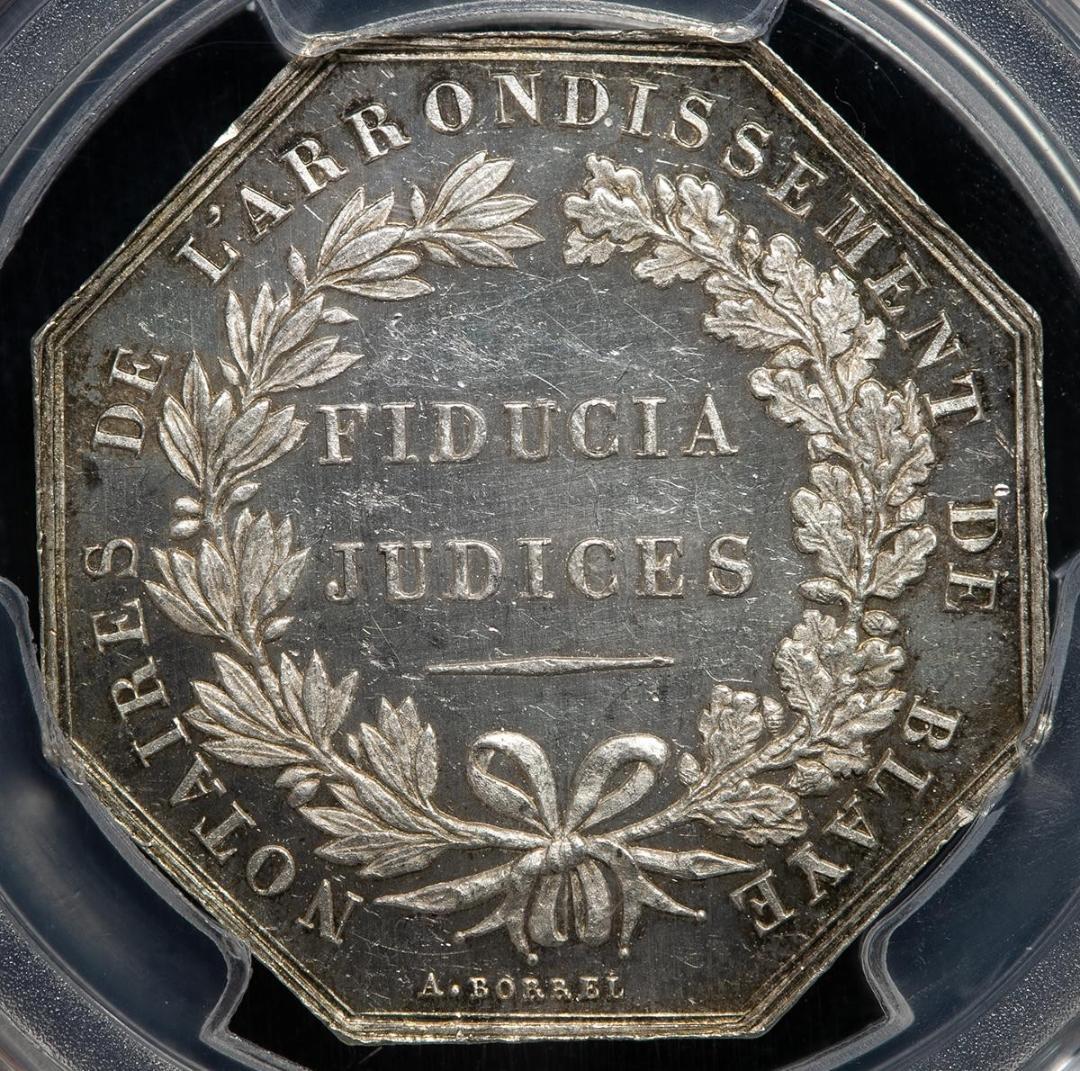 Toppop　美トーン　PCGSMS62　フランス　 ジェトン　1860~79