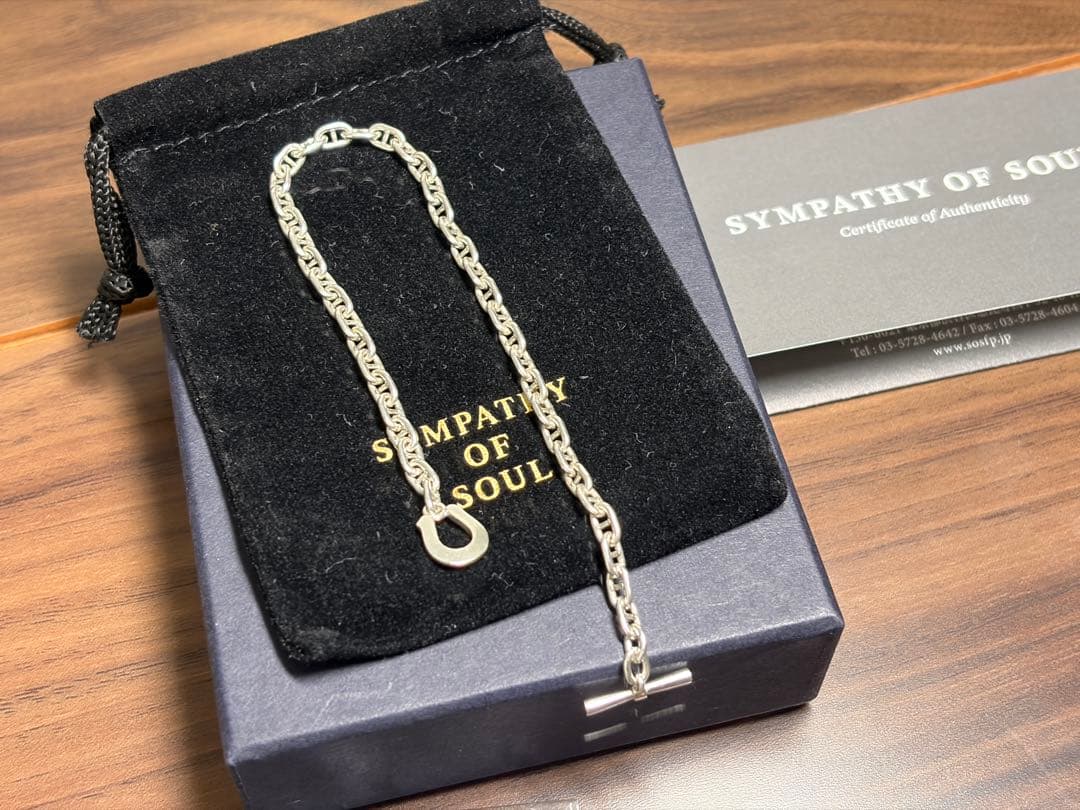 赤字覚悟！【美品　清掃済み】SYMPATHY OF SOUL ブレスレット