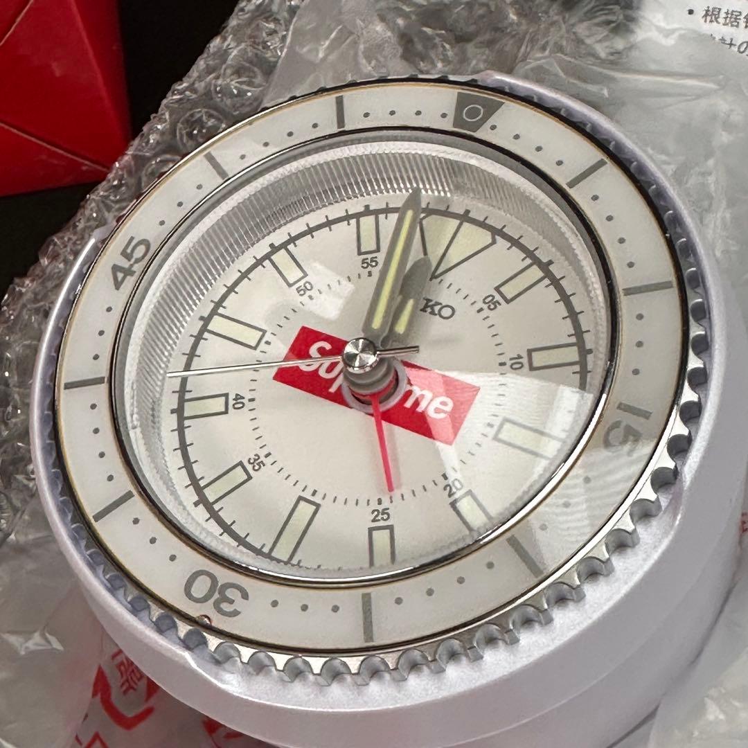 Supreme 25SS Seiko Mai Alarm Clock ホワイト
