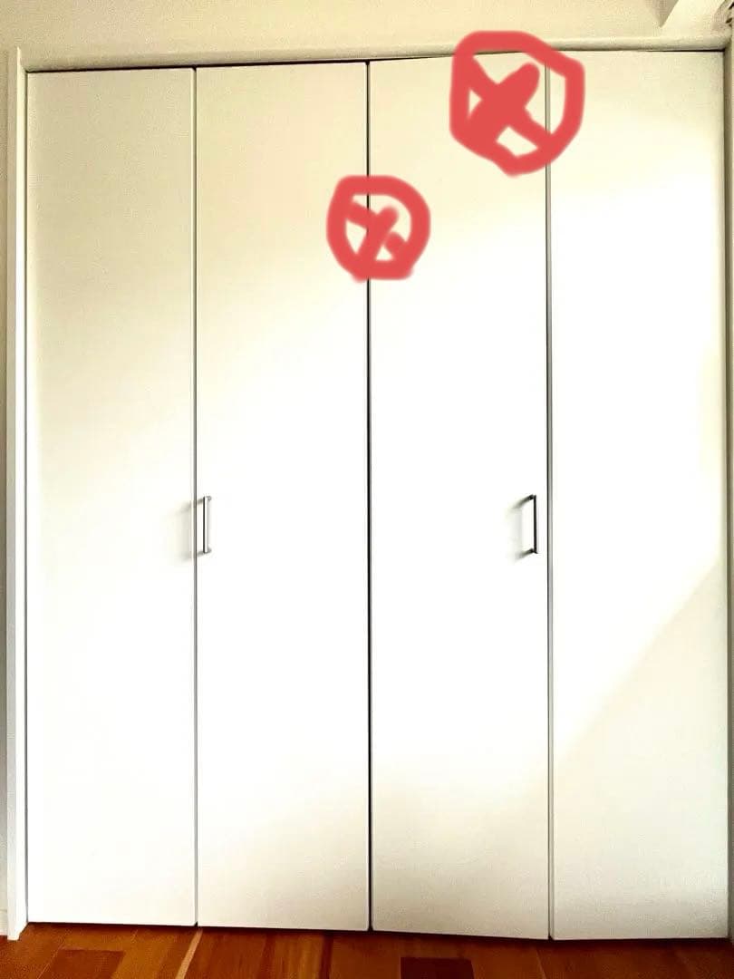 【１枚訳あり】Panasonic ベリティス　ホワイト　クローゼット 建具 折戸