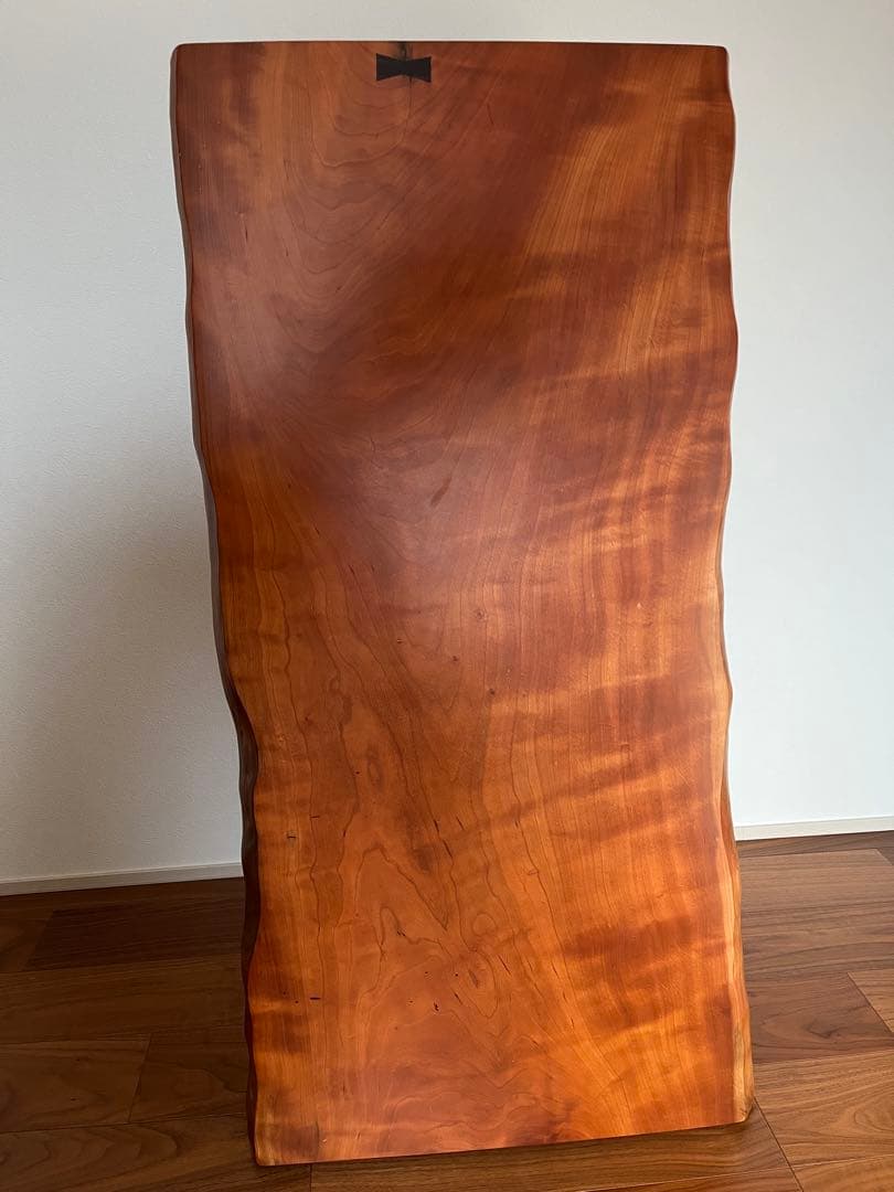 ブラックチェリー　一枚板　ローテーブル