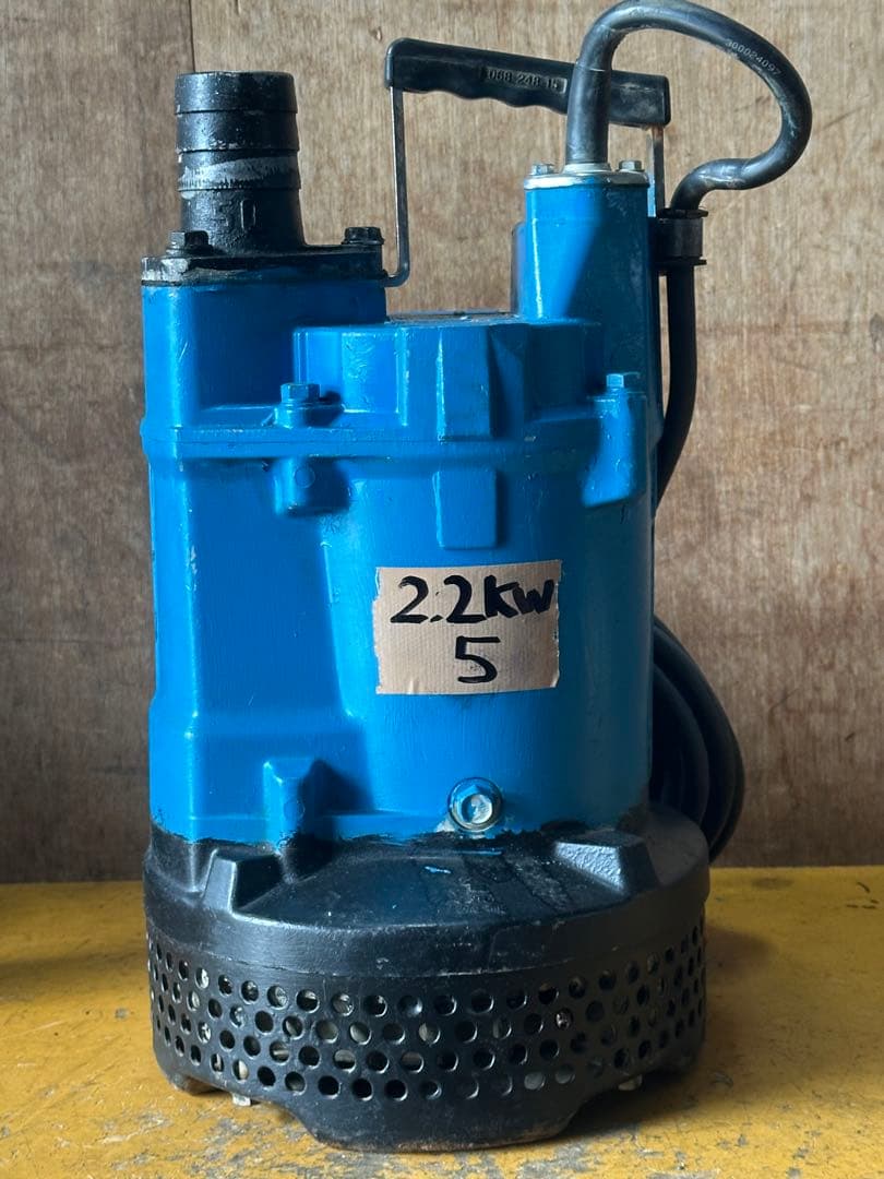 5. ツルミポンプ KTVE22.2 三相 200V 50HZ 口径50mm