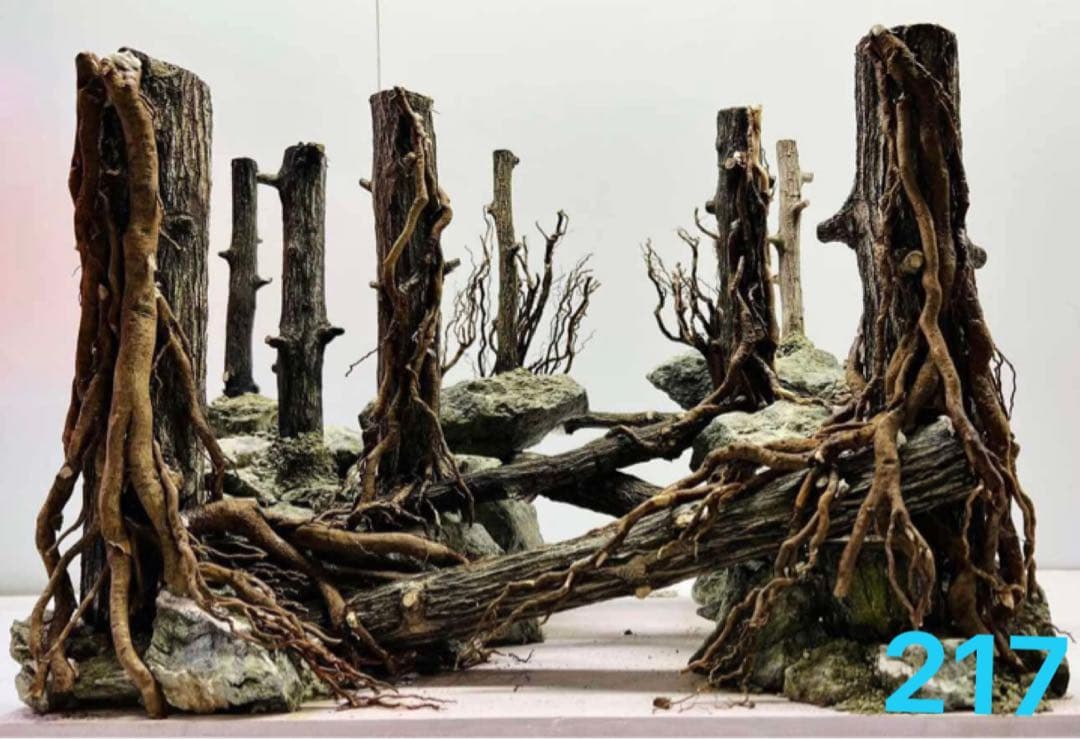 盆栽流木 水草用の 流木。流木アクアリウム　パルダリウム　マシンガンウッド