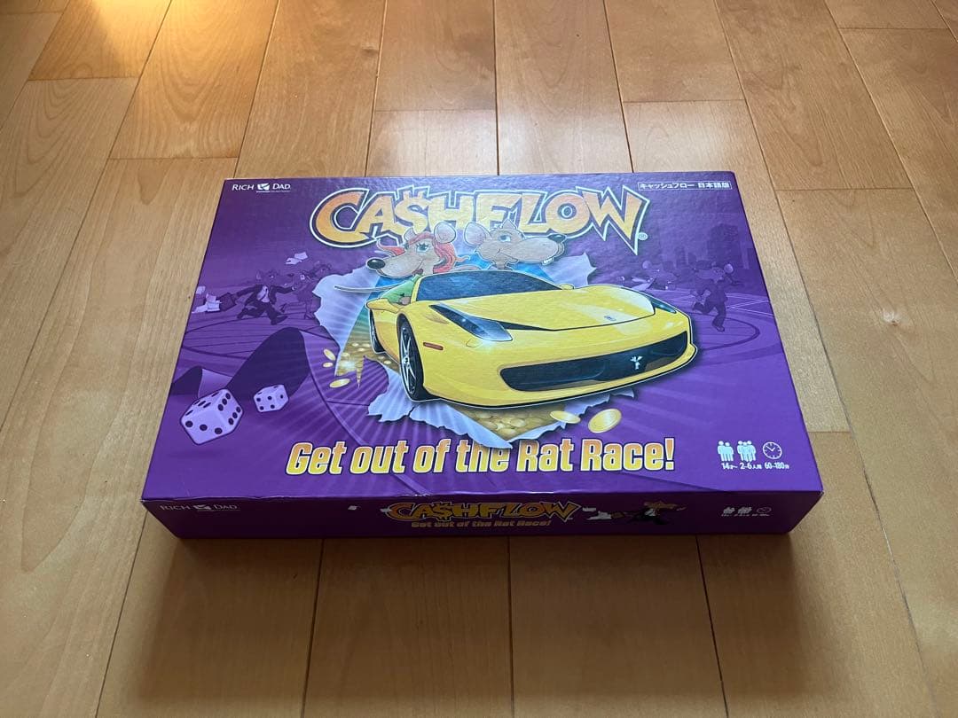 【廃盤】【レア】キャッシュフロー 日本語版 CASHFLOW（ボードゲーム）