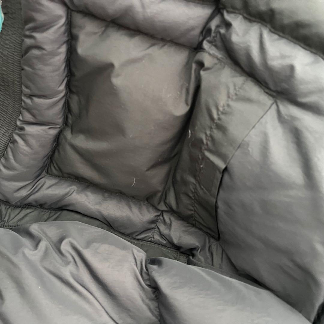 ナンガNANGAスタンドカラーダウンジャケットブラックM