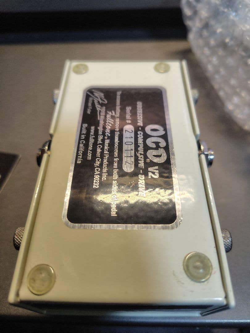 【美品】Fulltone OCD v2 ギター　歪みエフェクター