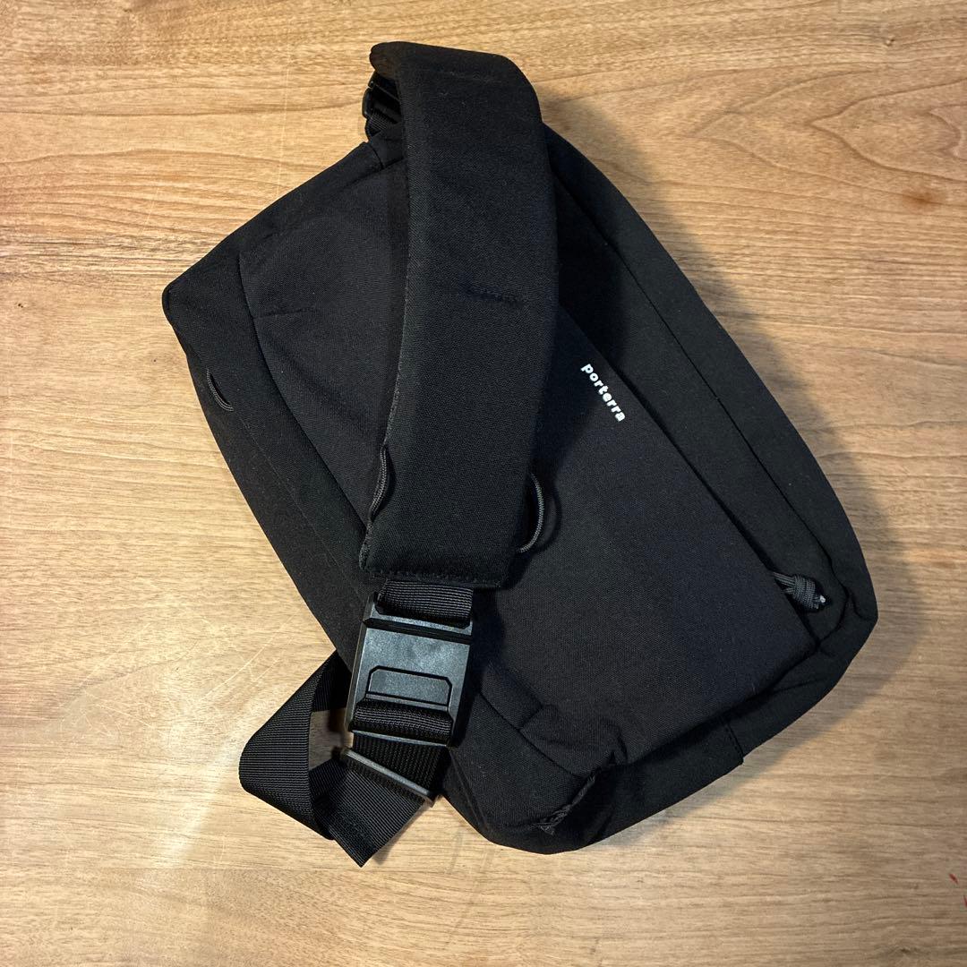 porterra ブラック メッセンジャーバッグ