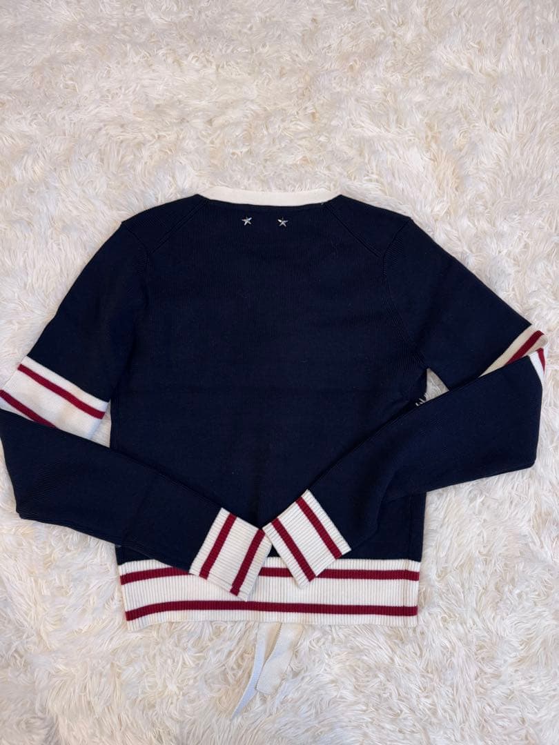 トップス naoBibiy B. CLUB TIE CARDIGAN