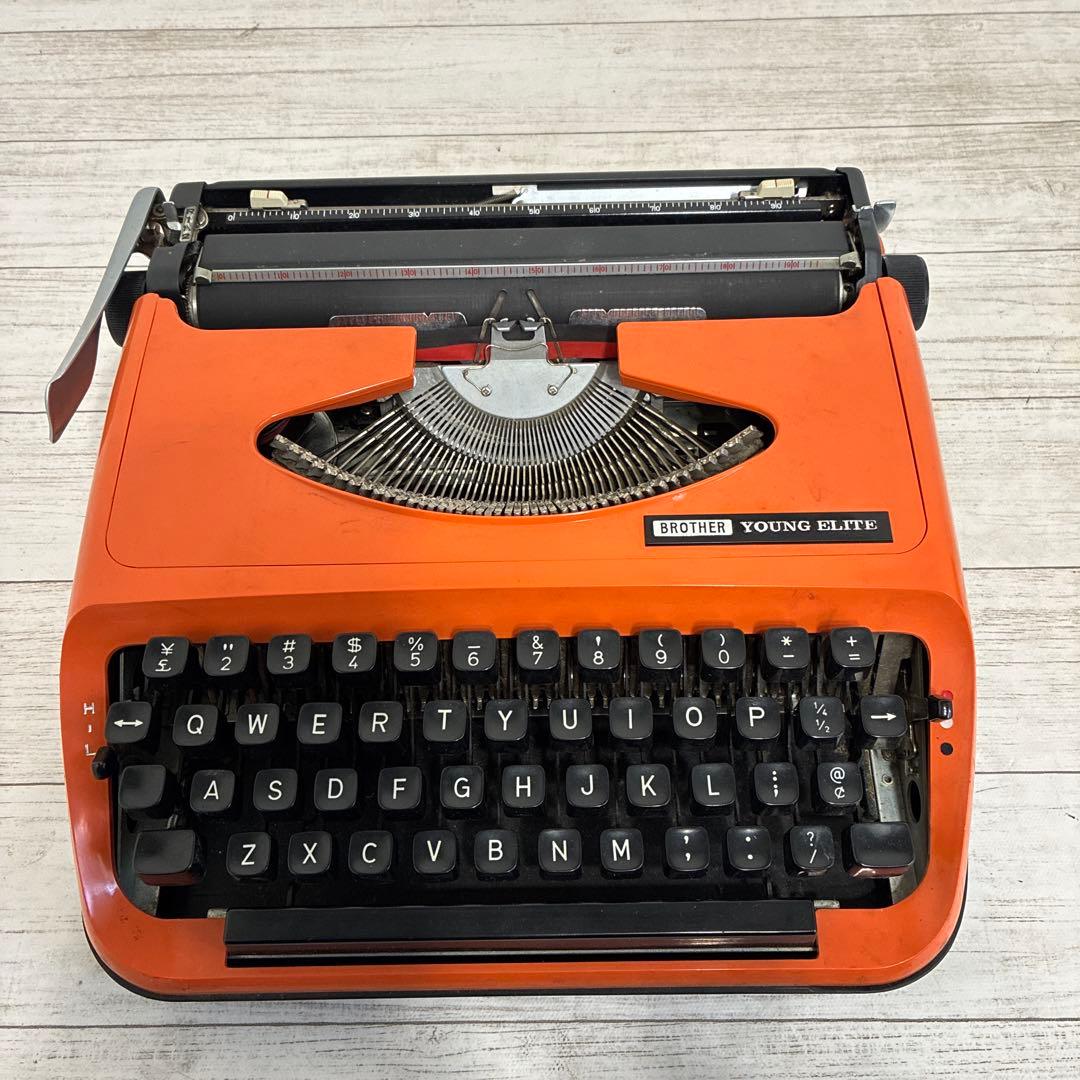 BROTHER YOUNG ELITE タイプライターオレンジ