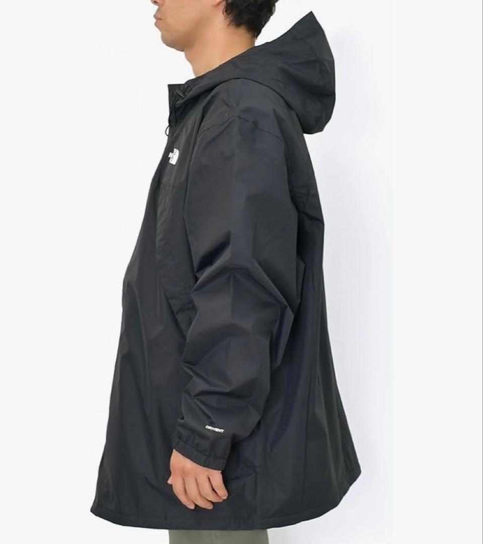ザノースフェイスAntoraJacket NF0A84K1 黒ウィンドブレーカー