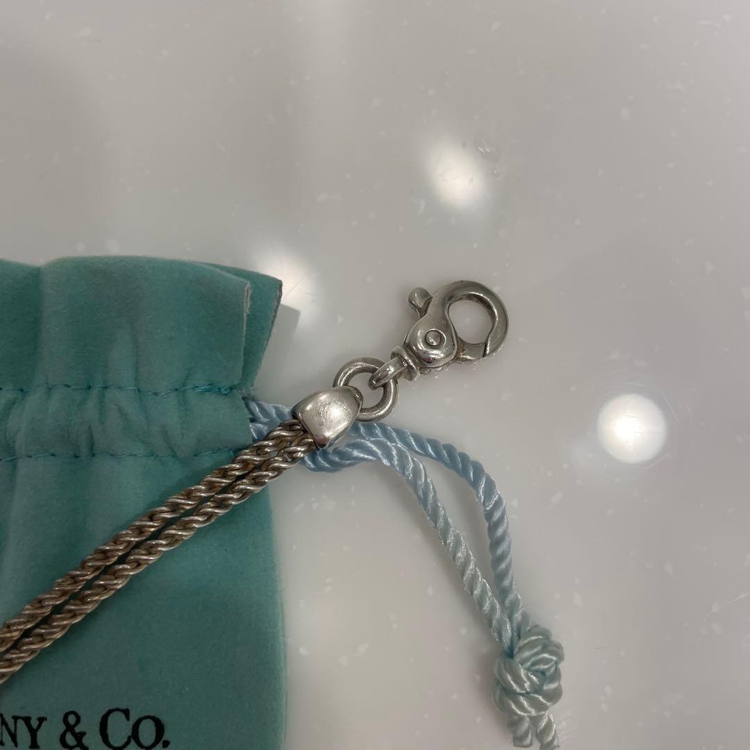 TIFFANY ブレスレット センターノット ダブルロープ SV925 シルバー