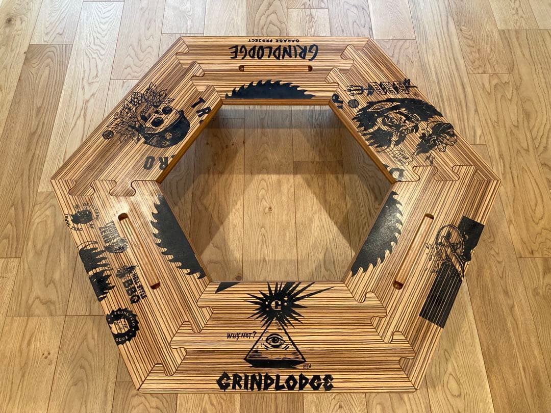 The Arth ザアース しま次郎 ヘキサテーブル 六角テーブル