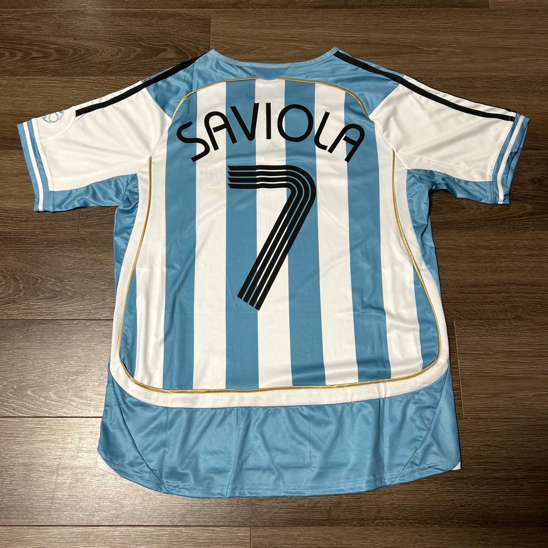 【未使用タグ付】アルゼンチン代表 サビオラ選手　ユニフォーム