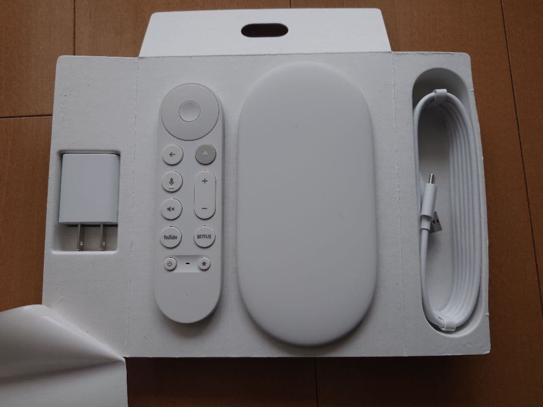 Google TV Streamer 4K ホワイト 付属品完備 新品付属品あり