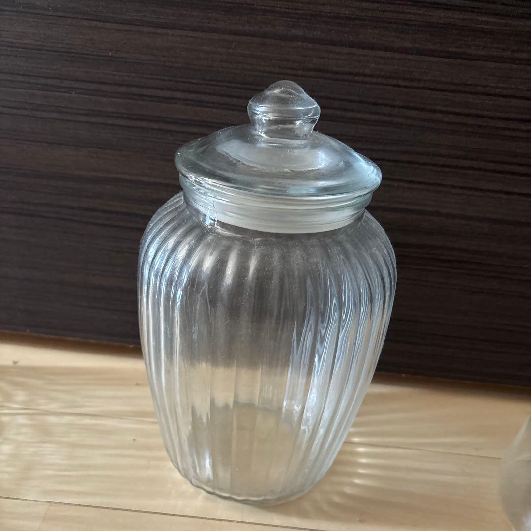 レトロなガラス瓶　　2点　送料込
