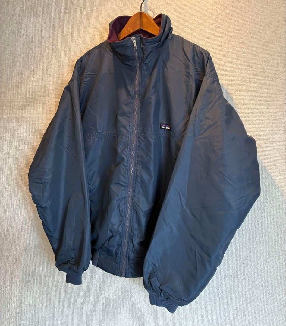 patagonia シェルドシンチラジャケット L ネイビー 雪なし