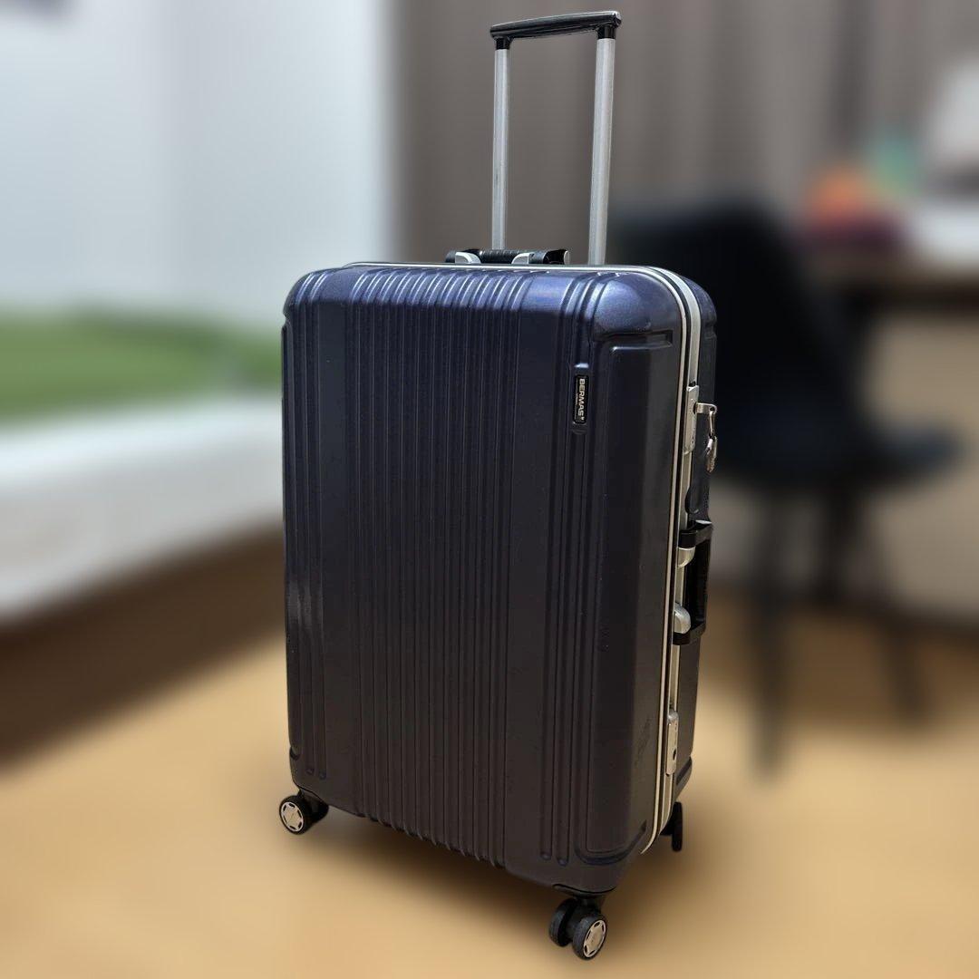 BERMAS スーツケース特大116L TSAロック付き