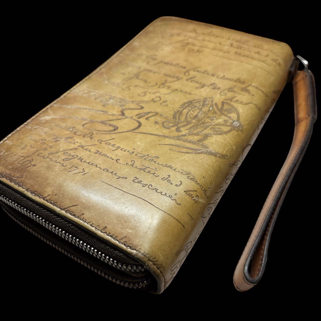 ベルルッティ タリ カリグラフィ Wファスナー 長財布