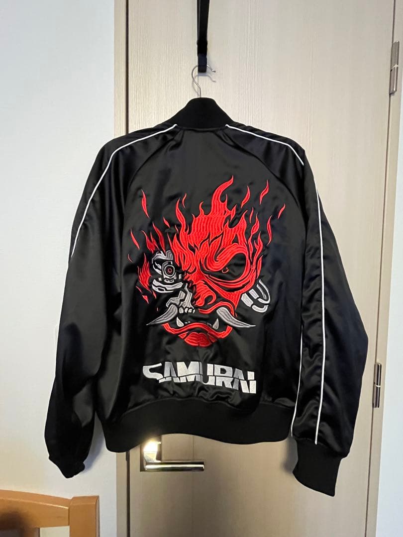 ハ*バ様 スカジャン サイバーパンク2077 SAMURAI Satin Jum