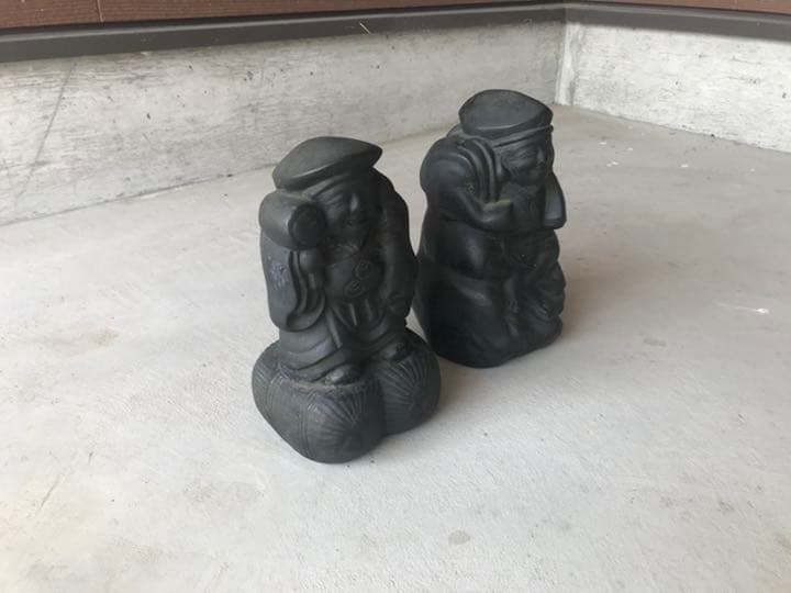 骨董品　七福神【大黒天さまと恵比寿さま】