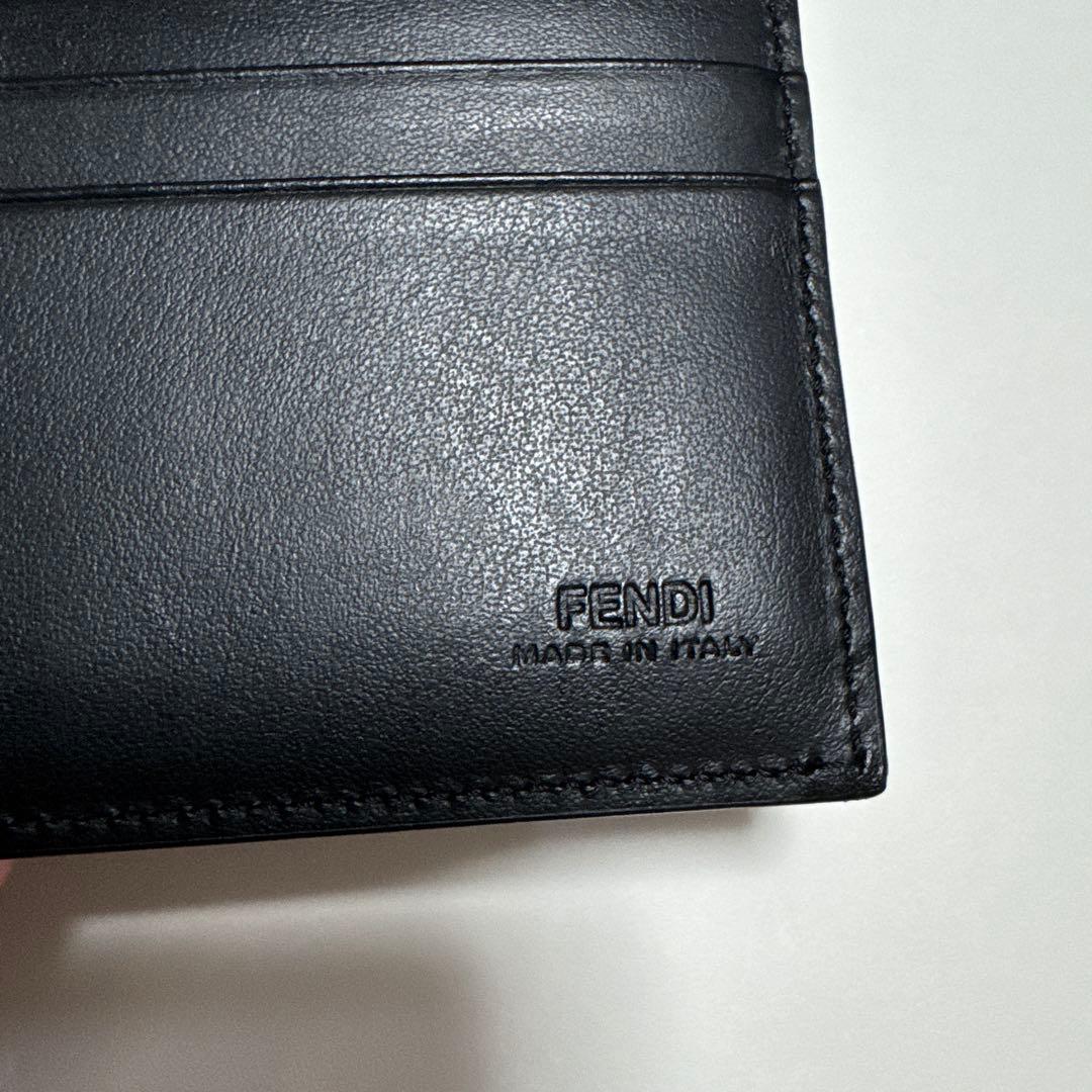 モノグラム柄 マネークリップ ブラウン系