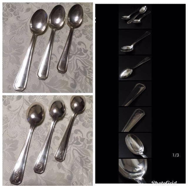 3本set■シルバー カトラリー スプーン E 14cm 普段遣いに!