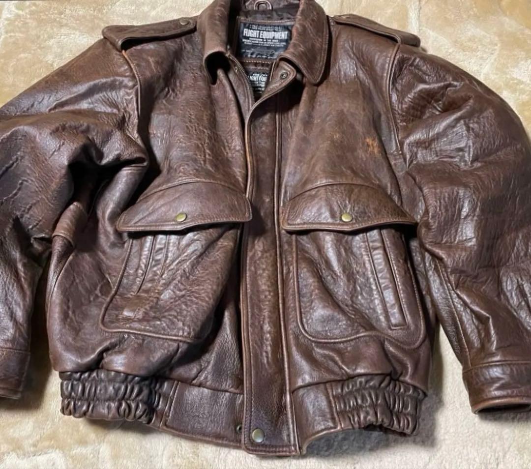 漢*様 90s vintage A2 レザー フライト ジャケット