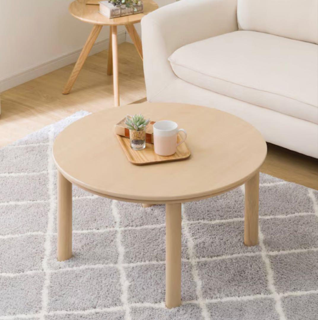 【手渡し専用】ニトリ 円形 リビング こたつ テーブル