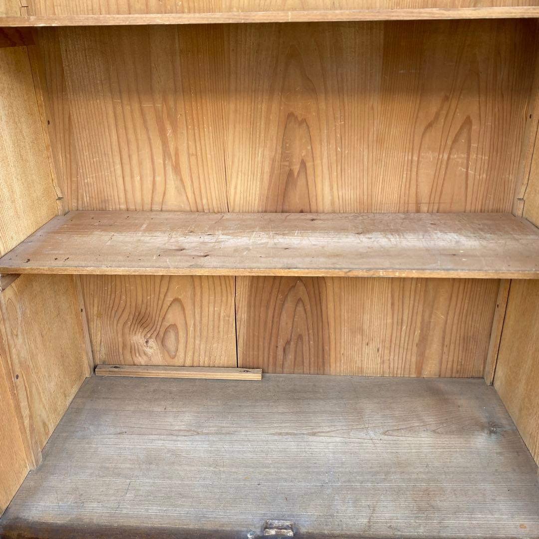 大正 昭和初期 時代物 本棚 食器棚 古家具 骨董品 店舗什器 インテリア