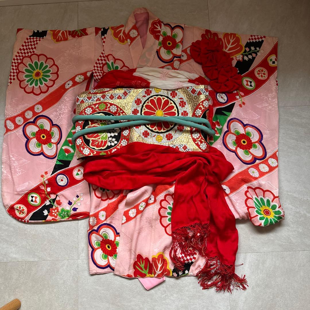 七五三　着物　5歳　アンティーク