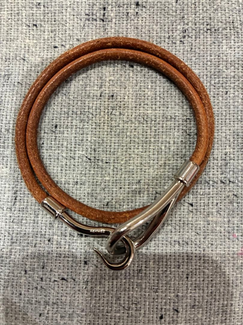 HERMES エルメス ジャンボ ブレスレット/チョーカー シルバー金具