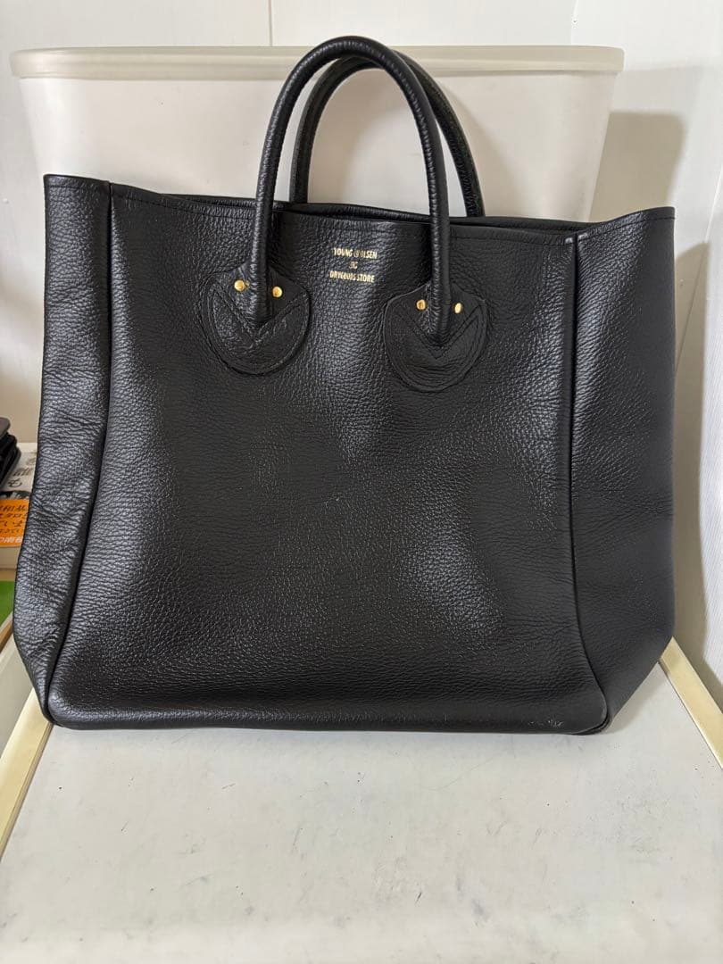 バッグ YOUNG & OLSEN EMBOSSED LEATHER TOTE M