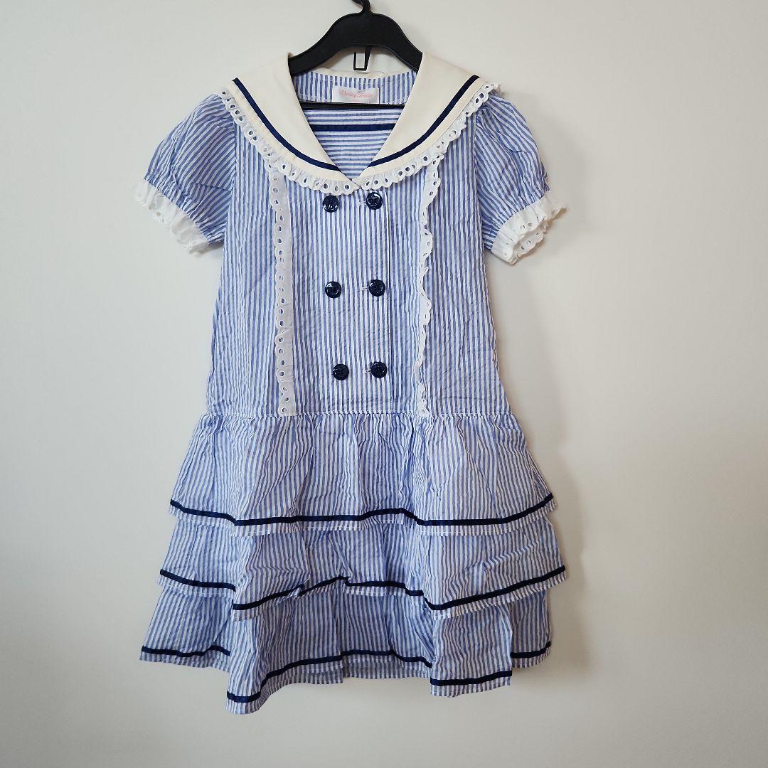 Shirley Temple セーラー襟ワンピース