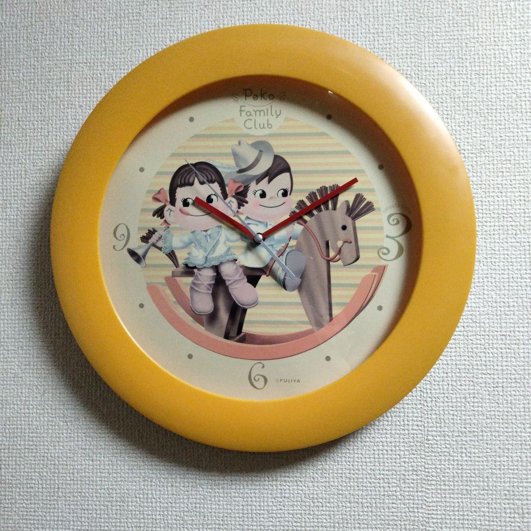ペコちゃん壁掛け時計非売品レア商品