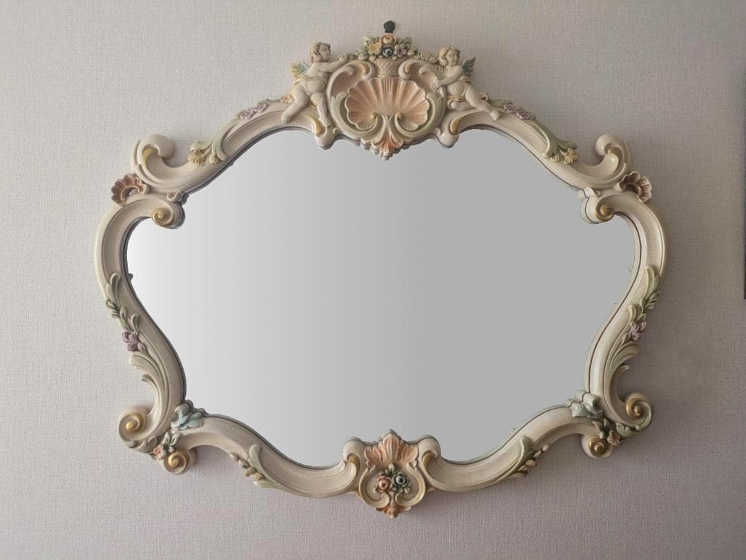 Baroque vintage mirror ロココ調／エンジェル