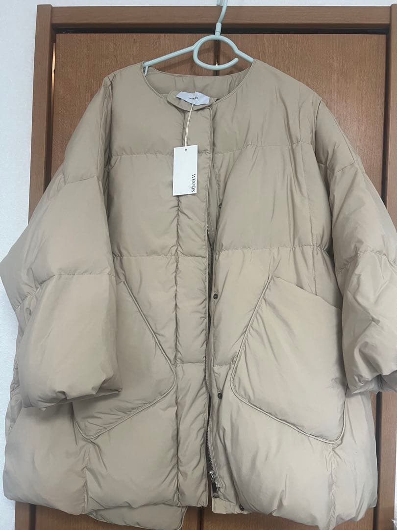 wee9s ウィークス パーフェクト シルエット ダウン ベージュ