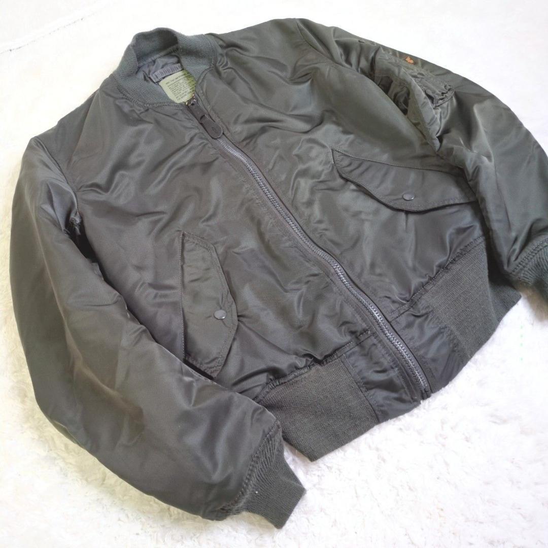 ALPHA USA製 90s フライトジャケット MA-1 ビンテージ キルティ