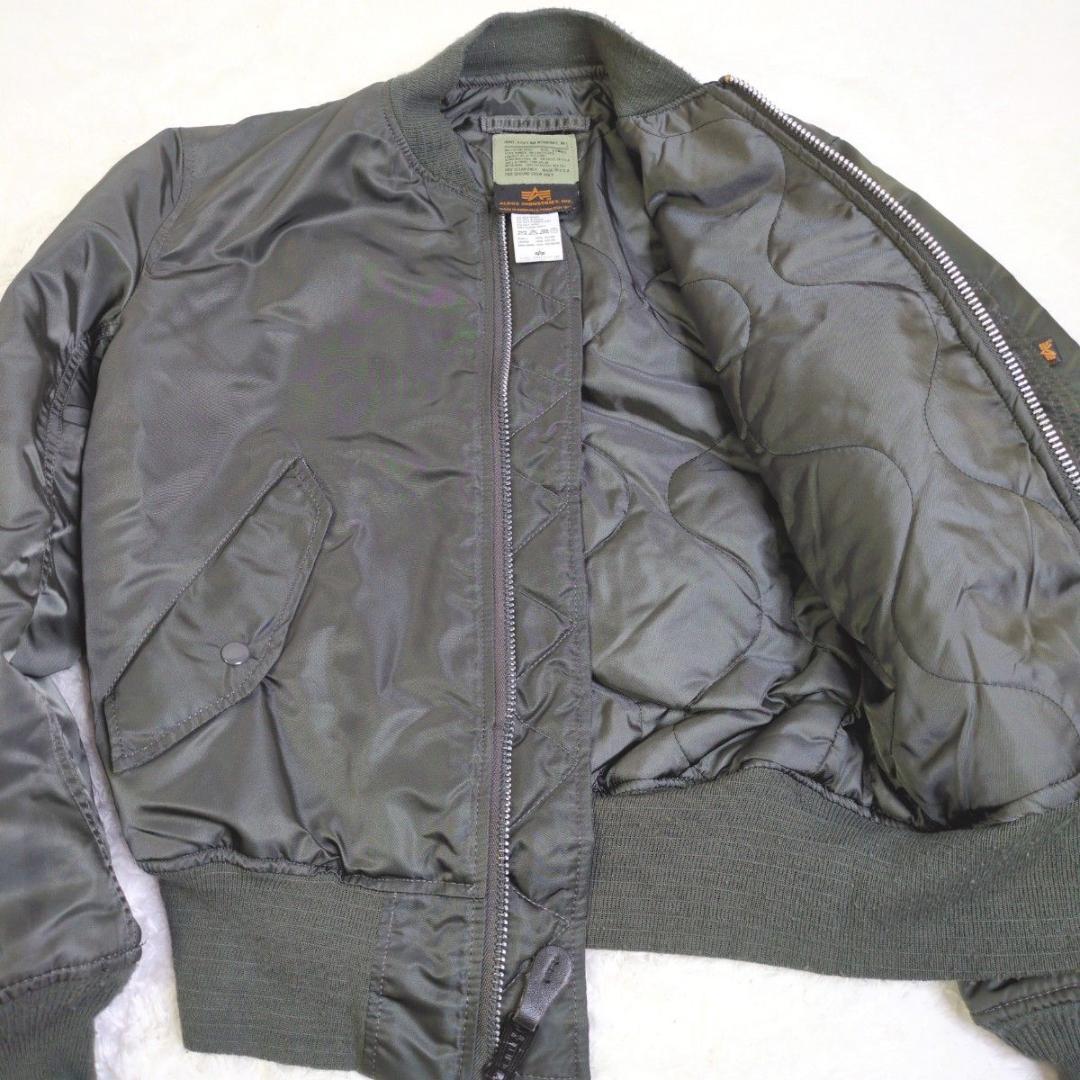 ALPHA USA製 90s フライトジャケット MA-1 ビンテージ キルティ