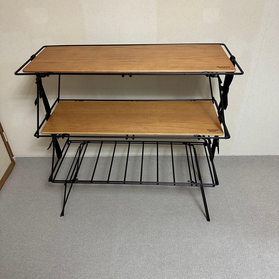 【美品⭐️】ハングアウト　折りたたみ式クランクスタッキングラック 3つセット