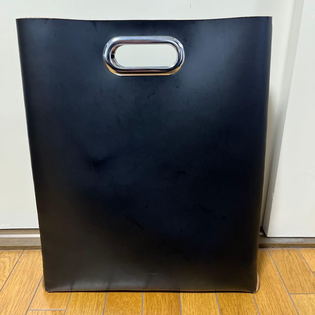 エンダースキーマ Assemble Disc Bag LP 黒 レザーバッグ